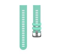 YingYou Correa de silicona deportiva de estilo oficial de liberación rápida de 20 mm Compatible con Garmin Forerunner 55 158 Muñequera 245 245M 645 Pulsera Correa de reloj(Teal,For Forerunner 245)