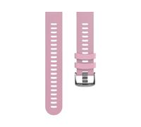 YingYou Correa de silicona deportiva de estilo oficial de liberación rápida de 20 mm Compatible con Garmin Forerunner 55 158 Muñequera 245 245M 645 Pulsera Correa de reloj(Pink,For Forerunner 55)
