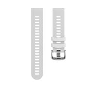 YingYou Correa de silicona deportiva de estilo oficial de liberación rápida de 20 mm Compatible con Garmin Forerunner 55 158 Muñequera 245 245M 645 Pulsera Correa de reloj(White,For Forerunner 245)