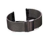 YingYou Reloj De Pulsera Milanese Loop De Acero Inoxidable 316l, Correa De Repuesto For Hombre Y Mujer, Correa De Reloj De 16mm, 18mm, 20mm, 22mm, Plateado Y Negro ( Color : Type 2 Black , Size : 16mm