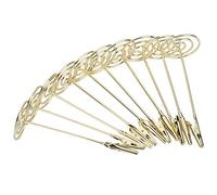 Yinhing 10 Clips de Metal Dorado para Tarjetas de Mesa, Soportes para Fotos de Negocios, Clips de Notas para Fotos, Menús y Mensajes