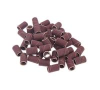 Yinhing 100 Bandas de Lijado para Taladro de Uñas para Esmerilado y Manicura Pedicura, Varios Tamaños de Grano 80# 120# 180# para Mejorar el Arte de las Uñas y un Acabado Profesional (2)