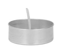Yinhing 100 Vasos de Aluminio para Velas de té con Mechas Prepestañas Resistentes y sin Humo para Bodas, Fiestas, Decoración del Hogar, Fabricación de Velas