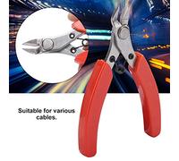 Yinhing 107F1 Alicates Diagonales Electrónicos Pinzas de Corte Lateral de Acero de para Cables Ergonómico para un Uso Cómodo Ideal para Bricolaje y Trabajos Eléctricos Diseño Portátil Compacto