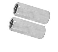 Yinhing 10pcs M8 Tuercas Hexagonales Sujetadores Roscados de Zinc Acero Carbono Resistencia de Alta Resistencia con 6 Lados para la Construcción Industrial Meraje Doméstico (M8*28)