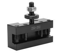 Yinhing 250 202 Portaherramientas de Rápido Portaherramientas de Torno Alto para Torneado Refrentado Taladrado Más Aleación de Aluminio Cambios Rápidos de Herramientas para un Mecanizado Eficiente