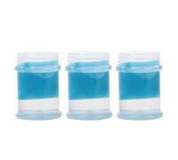 Yinhing 3 Limpiadores de Pinzas de Extensión de Pestañas de 40 Ml, Eliminación Rápida y Efectiva de Pegamento con Esponja Incorporada para que No Queden Residuos, Solución de Limpieza