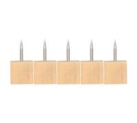 Yinhing 30 Chinchetas de Madera, Chinchetas Cilíndricas de Varios Lados para Tableros de Corcho, Fotos y Manualidades DIY, Bonitas (Clavos Cuadrados de Madera 30 Piezas)