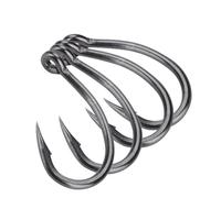 Yinhing 30 Uds. De Anzuelos Perforados De Acero Al Carbono con Púas para Pesca en el Mar, Aparejos De Pesca y Anzuelos para Pescadores De Agua Dulce y Salada (8#)