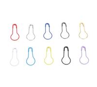 Yinhing 300 Piezas de Alfileres de Bombilla en Forma de Calabaza, Marcadores de Puntadas de Ganchillo de Metal Coloridos en 10 Colores Vibrantes para Coser Ropa, Manualidades y Proyectos