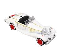 Yinhing :32 Escala Vintage Convertible Modelo de Coche Aleación Diecast Juguete para Niños Detallado Coche Deportivo Rojo Réplica Cumpleaños Jóvenes Entusiastas del (White)