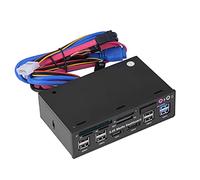 Yinhing 525E20 Panel Frontal Multifuncional con Concentrador USB 3.0/2.0 Puertos ESATA y Lector de Tarjetas Transferencia de Datos de Alta Velocidad Admite Tarjetas M2/TF/SD MS/CF de hasta 64 G
