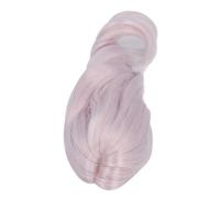 Yinhing /6 Peluca de Pelo de Muñeca para Muñecas Cabello Rizado Suave y Sedoso Se Adapta a una Circunferencia de 15,5 17,5 Cm Ideal para Decoración de Muñecas (PURPLE)