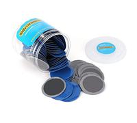 Yinhing 80 Piezas Kits de Reparación de Pinchazos de Neumáticos Herramientas de Goma de 58 Mm de Diámetro para Automóviles Motos Bicicletas y Más Soluciones Esenciales de Reparación de Neumáticos