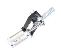 Yinhing Abrazadera de Sujeción Neumática GH12130A, Abrazadera de Palanca de Cilindro de Fuerza de Sujeción de 227kg, Construcción de Acero para Uso en Taller