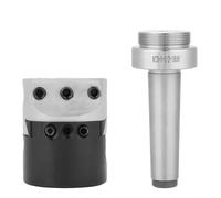 Yinhing Adaptador de Eje de Fresado de Portabrocas Cónico Mt3 Portaherramientas de Mandrinado de Torno de 2 Pulgadas para Trabajo con Metales Accesorio de Maquinaria Versátil Rendimiento Ideal para