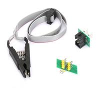 Yinhing Adaptador de Enchufe de Programación de Clamp/Holder de Prueba SPI BIOS Flash SOP8 para Chips 24C 93C 25LF Solución de Programación Integrada Eficiente