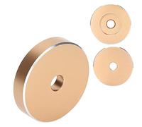Yinhing Adaptador de Grabación de 7 Pulgadas de Adaptador de Conversión de Orificio Grande de Aluminio para Tocadiscos de 45 RPM Estabilidad Mejorada del Brazo Calidad de Sonido Compatible con la