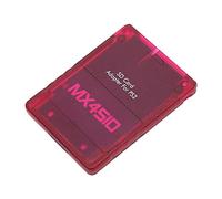 Yinhing Adaptador de Lector de Tarjetas MX4SIO SIO2SD TF para Expansión de Memoria ABS de Hecho Conectar Tarjeta de Almacenamiento Reemplazo Estable para de Juego (Rojo Transparente)