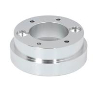 Yinhing Adaptador de volante de aluminio 70mm compatible con G29 G920 G923, placa central para simulador de carreras, montaje rápido sin herramientas, color plata