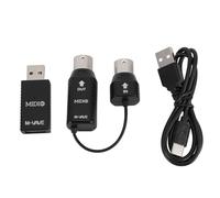 Yinhing Adaptador MIDI Convertidor MIDI a USB Profesional para Piano Digital Dispositivo Baja Latencia Fácil Configuración Plug and Play Ideal para OS X Diseño Compacto