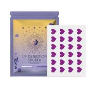 Yinhing Adhesivo de Protección Solar Facial, Bloquea los Rayos Morados y la Luz Solar Fuerte, Diseño Súper Fino y Transpirable, con Recordatorio de Cambio de Color, para Protección de la (2)