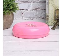 Yinhing Alfiler Magnético Redondo Porta Agujas de Coser de con Fuerte Almacenamiento Magnético Ideal para Coser a Mano Crochet y Suministros de Costura y Diseño Conveniente en (PINK)