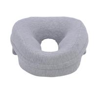 Yinhing Almohada Boca Abajo Diseño Ergonómico de Primera Calidad Almohada Facial para Dormir Cómoda y Ultra Suave para Uso en Spa en el Hogar Color Gris Oscuro Ideal para Relajación y Soporte para