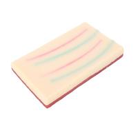 Yinhing Almohadilla de Sutura Almohadilla de Práctica de Sutura de Silicona Reutilizable de 3 Capas para el Desarrollo de Habilidades de Entrenamiento Técnicas Avanzadas de Cierre de Heridas para la