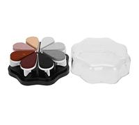 Yinhing Almohadilla de Tinta de Pétalos Almohadilla de Impresión de Sellos Manual a Base de 8 Colores para Manualidades Luz de Diseño Convexo Fácil de Usar Adecuado para Uso Ordinario (Tinta de