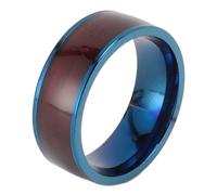 Yinhing Anillo NFC Inteligente, Anillo Inteligente Portátil Multifuncional, Ligero, Desbloqueo de Pantalla, Bloqueo de Aplicaciones, Transferencia con un Uso Inteligente (Blue)