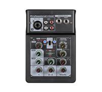 Yinhing Audio Mezclador, Mezclador de Sonido DJ de Tablero Sonido Consola Dugo DJ Tablero Sondeo para Grabar para Grabación, Transmisión en Vivo, Podcasting