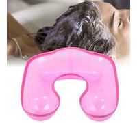 Yinhing Bandeja Profesional para Teñir el Cabello, Hombro, Cuello, Peluquero, Contenedor para Permanente, Herramienta de Peluquería, PVC Duradero, Diseño Ergonómico para Salones, Uso (Rosa roja)