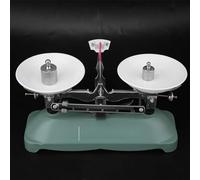 Yinhing Básculas Antiguas Pan Balanc Balanza Mecánica de 100 G con Kit de Peso Herramienta de Enseñanza de Física para Experimentos Químicos y Físicos Equipo de Medición de Laboratorio (100 gramos)