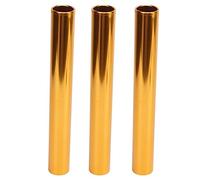 Yinhing Batones de Pista, Batones Track and Field Running 3pcs Aluminio Aluminio Relévelo Relé de Relé para Atletismo Outdoor Running (Gold)