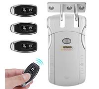 Yinhing Bloqueo Inteligente Bloqueo de Control Remoto, Táctil y Desbloqueo de de Teléfono Móvil, Método de Bloqueo de Tigre, Hecho de Aleación de Zinc, (SILVER)