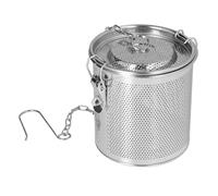 Yinhing Bolsa de Malla para Especias, Recipiente para Especias de Acero Inoxidable T 0,3 L, Colador de Condimentos de de Acero Inoxidable, Infusor de Multiusos para Sopa de Salsa, Diseño de Malla