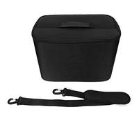 Yinhing Bolsa de Tijeras de Peluquero Profesional, Estuche Protector de Herramientas de Peluquería Portátil de Gran Capacidad para Estilistas, Uso en Salón, Nailon Negro (M)