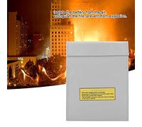 Yinhing Bolsa Ignífuga para Baterías LiPo Bolsa Portátil con Dos Tamaños para Carga y Almacenamiento Ideal para Aficionados a Drones y RC Diseño Rojo para Máxima (L)