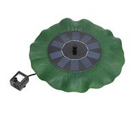 Yinhing Bomba de Fuente Solar de 5 V de EcoFlow Fuente Flotante de Paisaje de 0,6 W con Múltiples Cabezales de Pulverización, Ideal para Baños de Pájaros, Peceras y Decoración de Jardines (Con