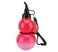 Yinhing Botella Deportiva Gourd Botella Portátil con Forma de Calabaza a Prueba de 800 Ml para Viajes, Fitness y Uso Diario Diseño único con Accesorios Personalizables (rojo)