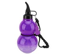 Yinhing Botella Deportiva Gourd Botella Portátil con Forma de Calabaza a Prueba de 800 Ml para Viajes, Fitness y Uso Diario Diseño único con Accesorios Personalizables (PURPLE)