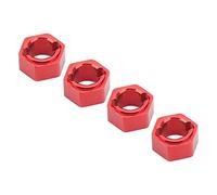 Yinhing Bujes de Rueda Hexagonales de 7 Mm Adaptador de Accionamiento Hexagonal de Rueda RC de Aleación de Aluminio de Primera Calidad Compatible con FMS FCX24 /24 RC Car Diseño Liviano Rendimiento