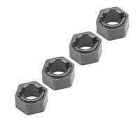 Yinhing Bujes de Rueda Hexagonales de 7 Mm Adaptador de Accionamiento Hexagonal de Rueda RC de Aleación de Aluminio de Primera Calidad Compatible con FMS FCX24 /24 RC Car Diseño Liviano Rendimiento