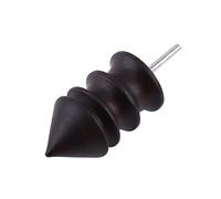 Yinhing Burnisher de Cuero, Borde de Cuero con Diferentes Ranuras de Ritmos Negros Herramienta de Bruñido de para la Cabeza de Color Negro para el Cinturón, las Cubiertas del Cuchillo, las Sillas de