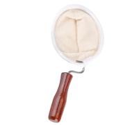 Yinhing Café de Franela con de Madera, Colador de café de Tela Reutilizable para Sabor Puro para el Hogar (Grande)