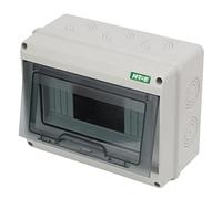 Yinhing Caja de Conexiones Electrónica de 8 Vías Caja de Distribución de Energía Material ABS con Cubierta Abatible Transparente Ideal para Uso Comercial Industrial Doméstico