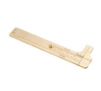 Yinhing Calibrador Vernier, Herramienta de Medición de Pulgadas de Latón a Escala de 100mm para Reparación de Joyas, Instrumento Retro Artesanal de Guitarra (Escala de 100 mm)