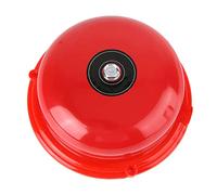 Yinhing Campana de Alarma Eléctrica de 4 Pulgadas, Alarma de Tipo Golpe Interno de 100dB, Construcción Metálica, de Alerta Versátil de 12V CC/24V/opciones de Energía (220V)