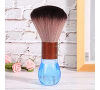 Yinhing Cepillo de Pelo Portátil de Fibra Suave, Removedor de Vello Facial y de Cuello Suave para Uso en Salón en Casa, Ergonómico Respetuoso con la Piel (BLUE)